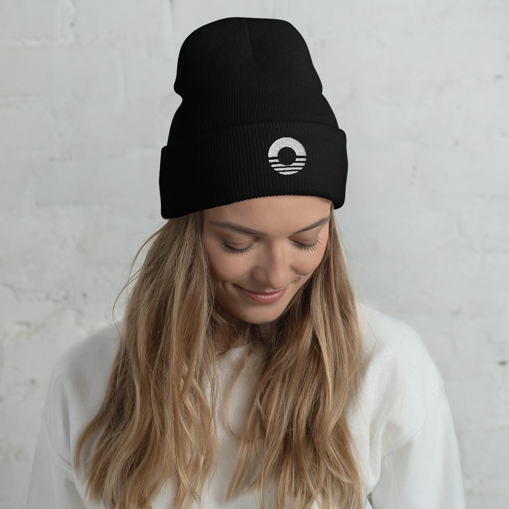 Cuffed Embroidered Beanie
