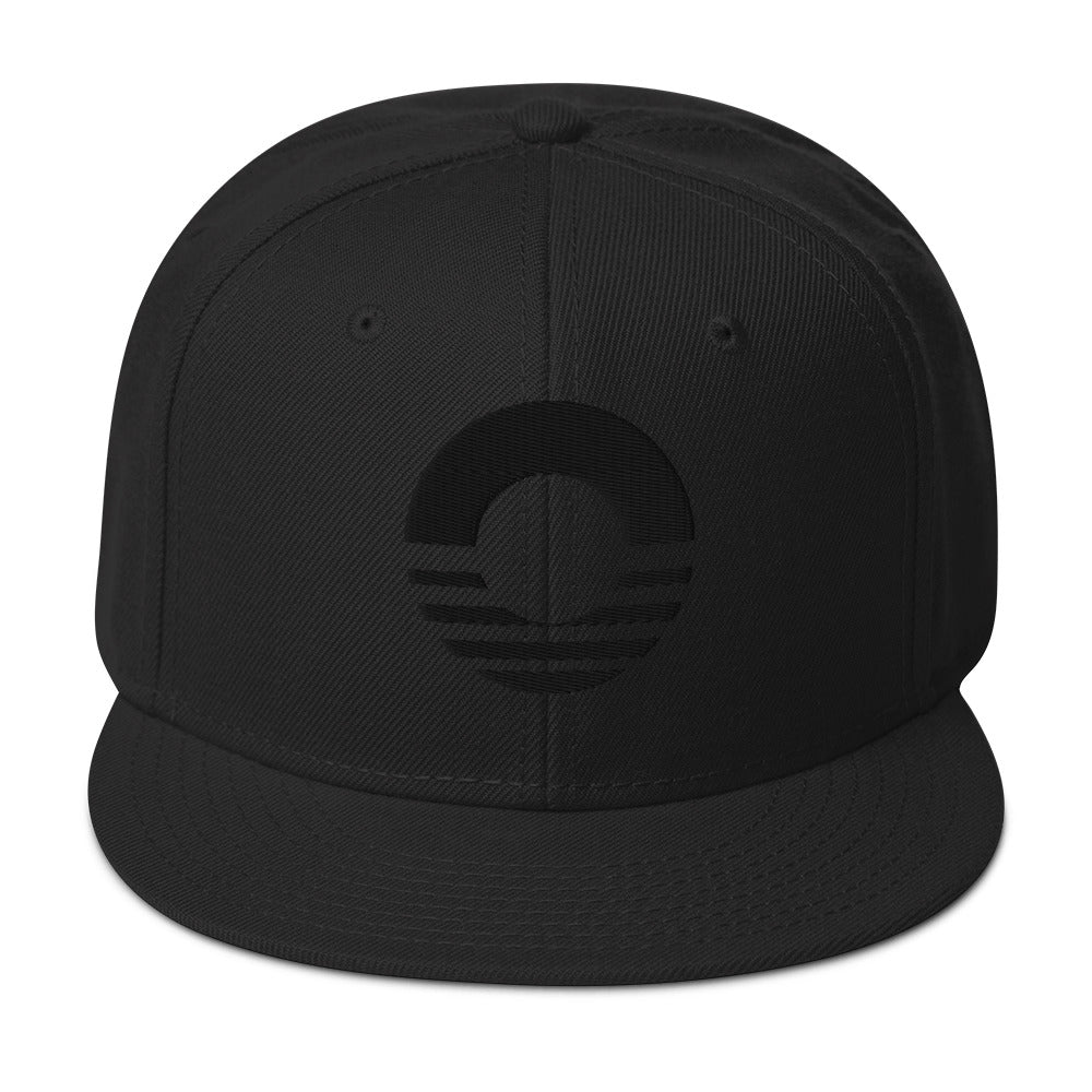 Embroidered Snapback Hat