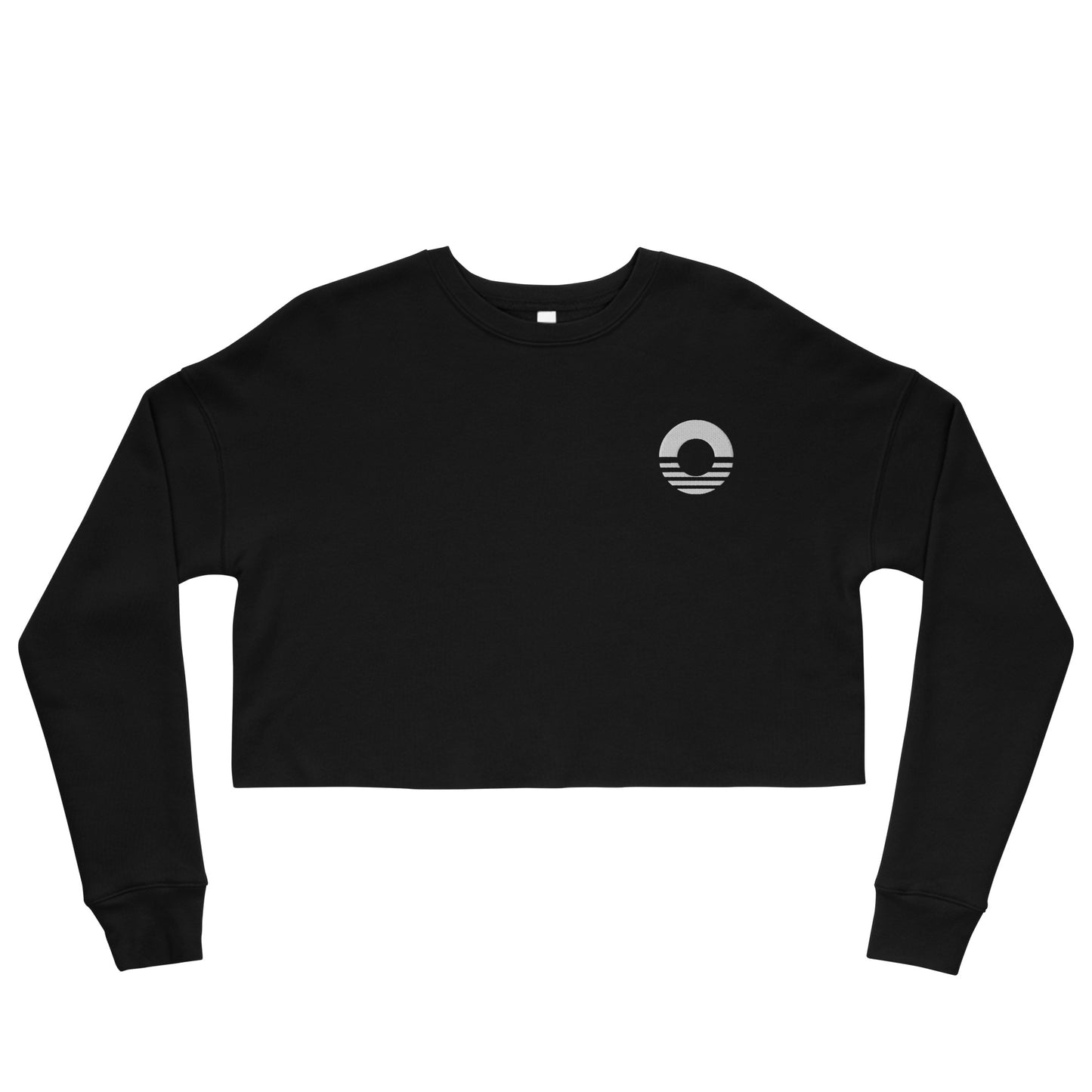 Women's Crop Embroidered Sweatshirt