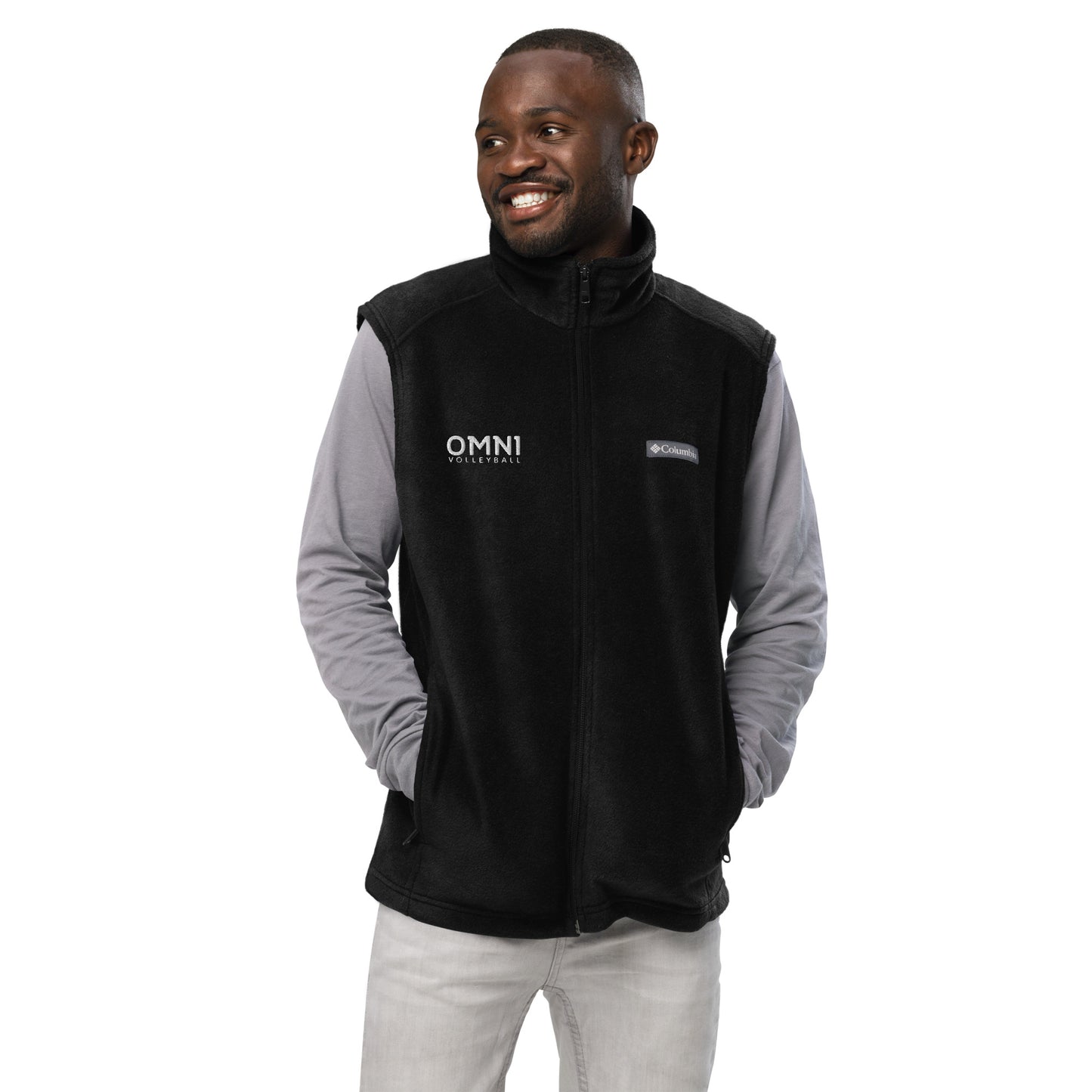 Men’s Columbia Embroidered Fleece Vest