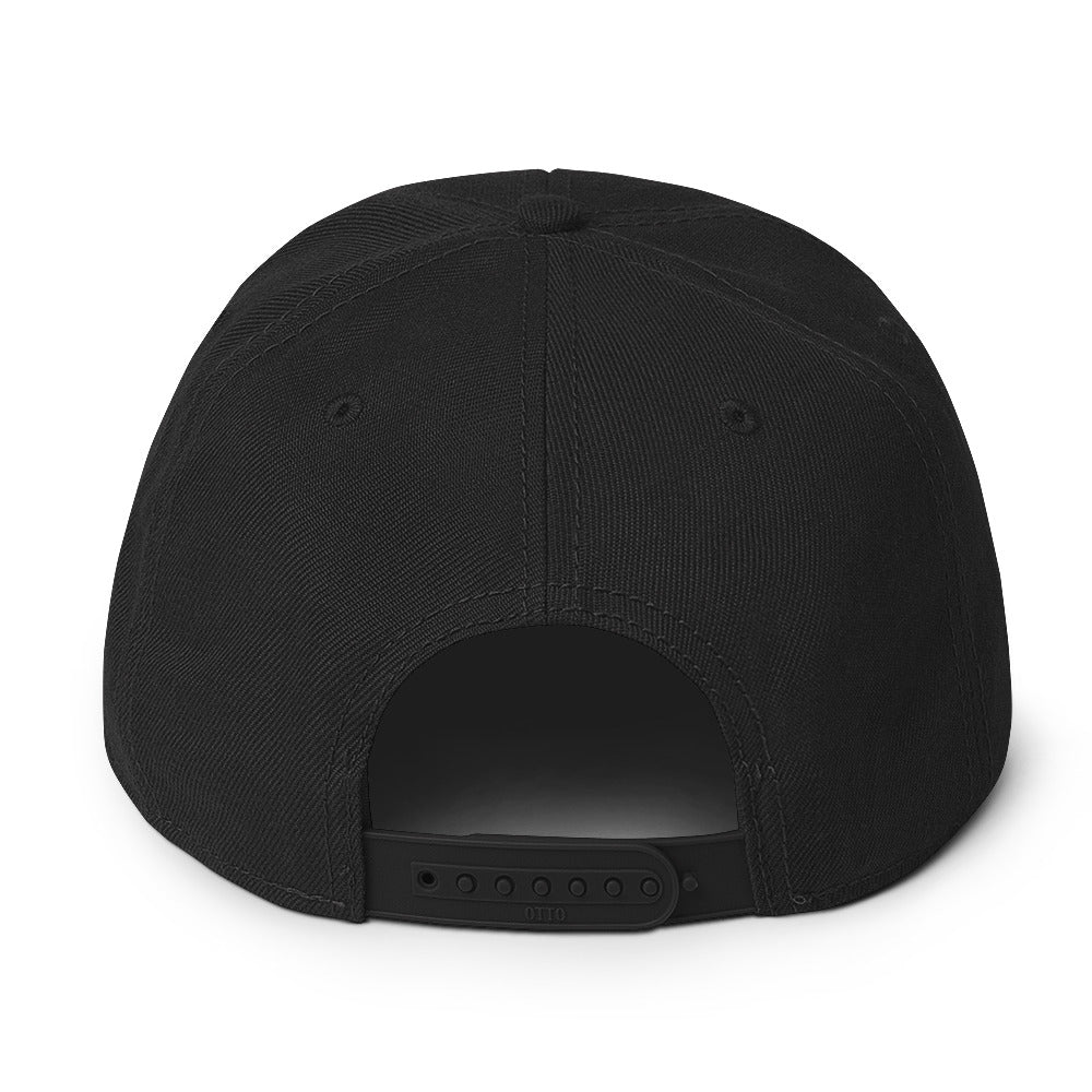 Embroidered Snapback Hat